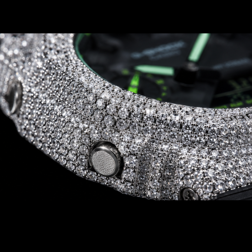Black and green bust down GA-2100