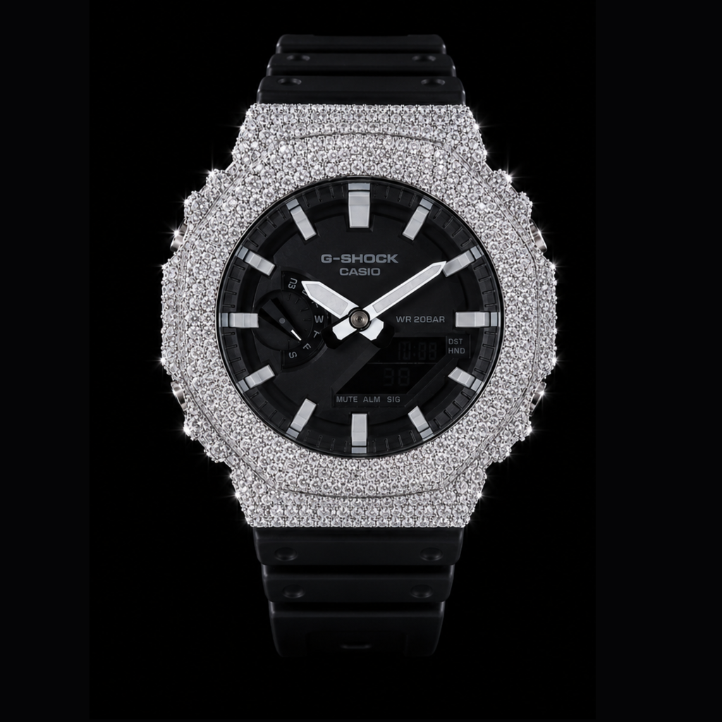 black and white bust down GA-2100