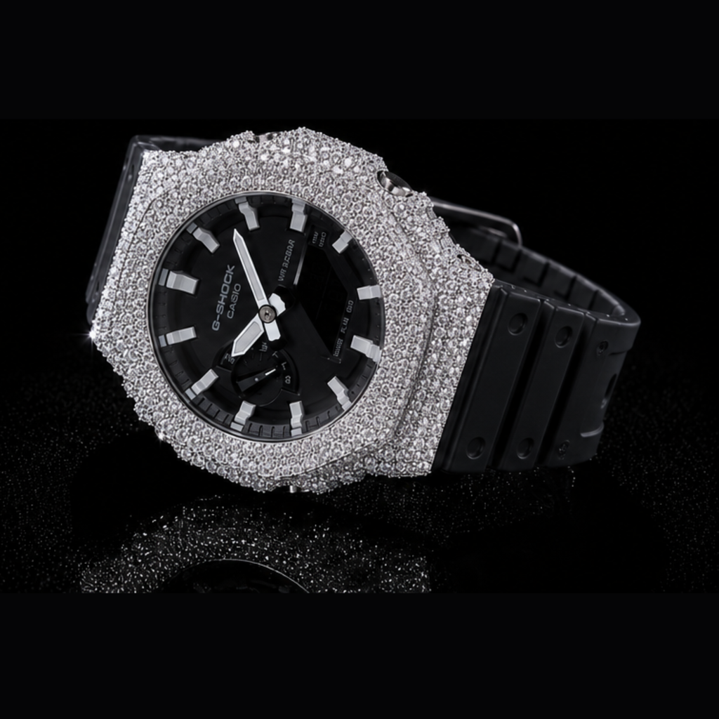 black and white bust down GA-2100
