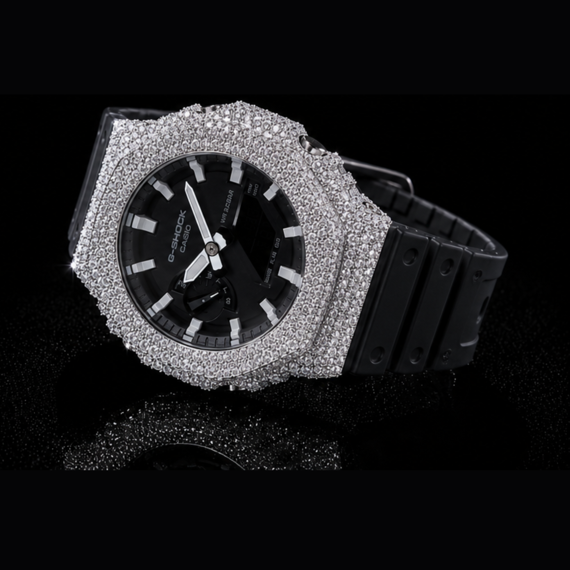 black and white bust down GA-2100